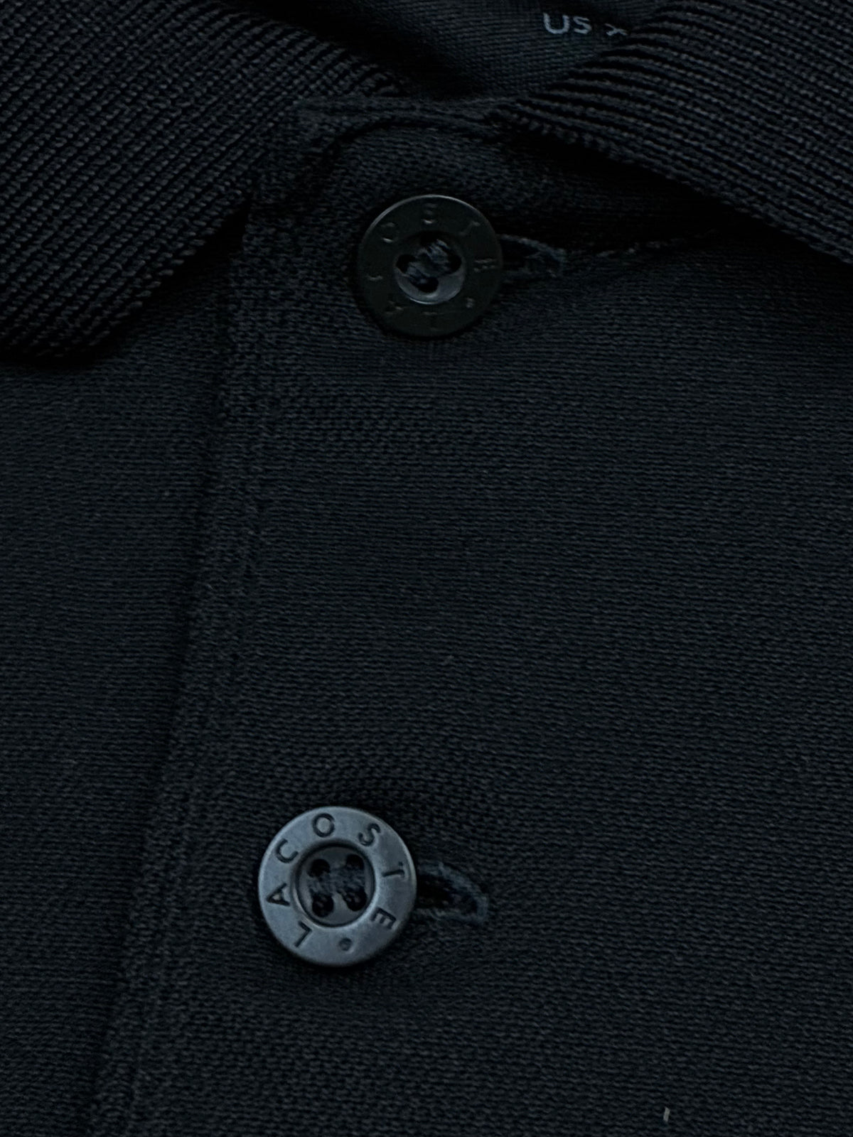 black Lacoste polo {XS}