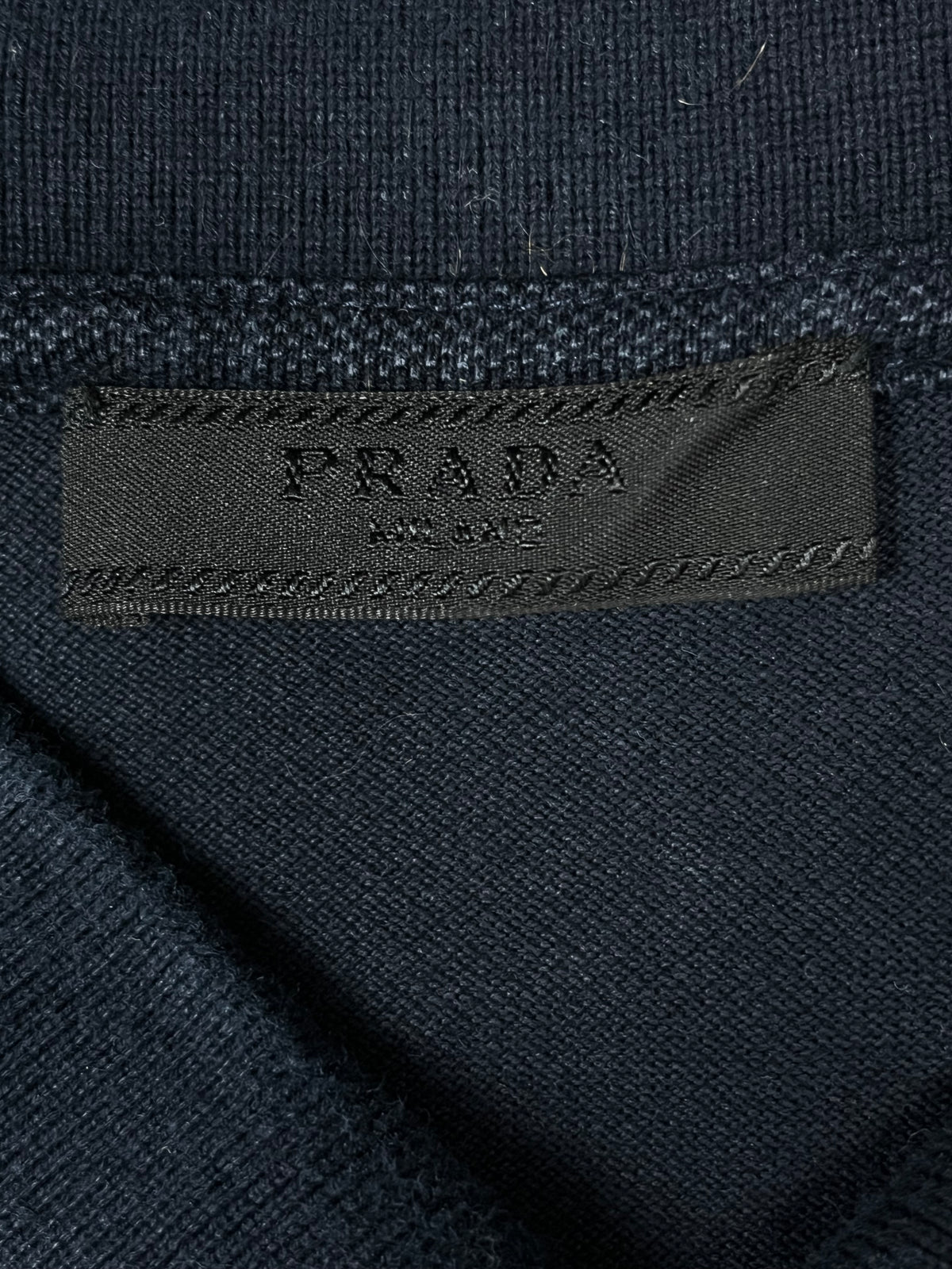 vintage navyblue Prada polo {M}