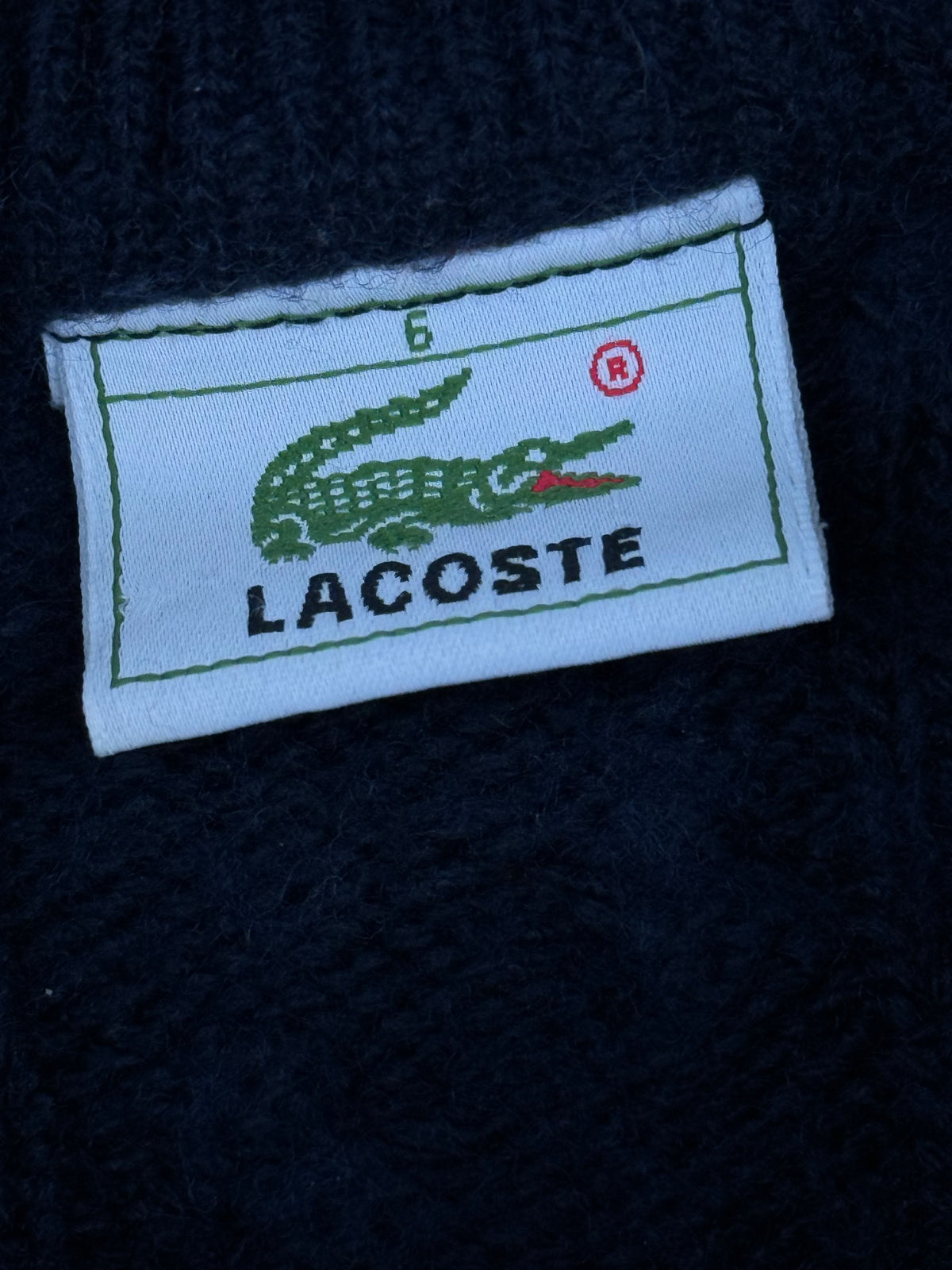 vintage Lacoste knittedsweater {M}