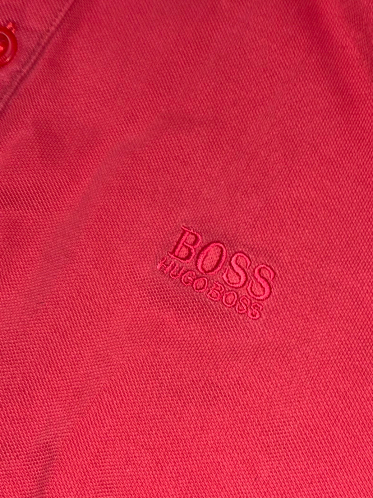 pink Hugo Boss polo {XL}