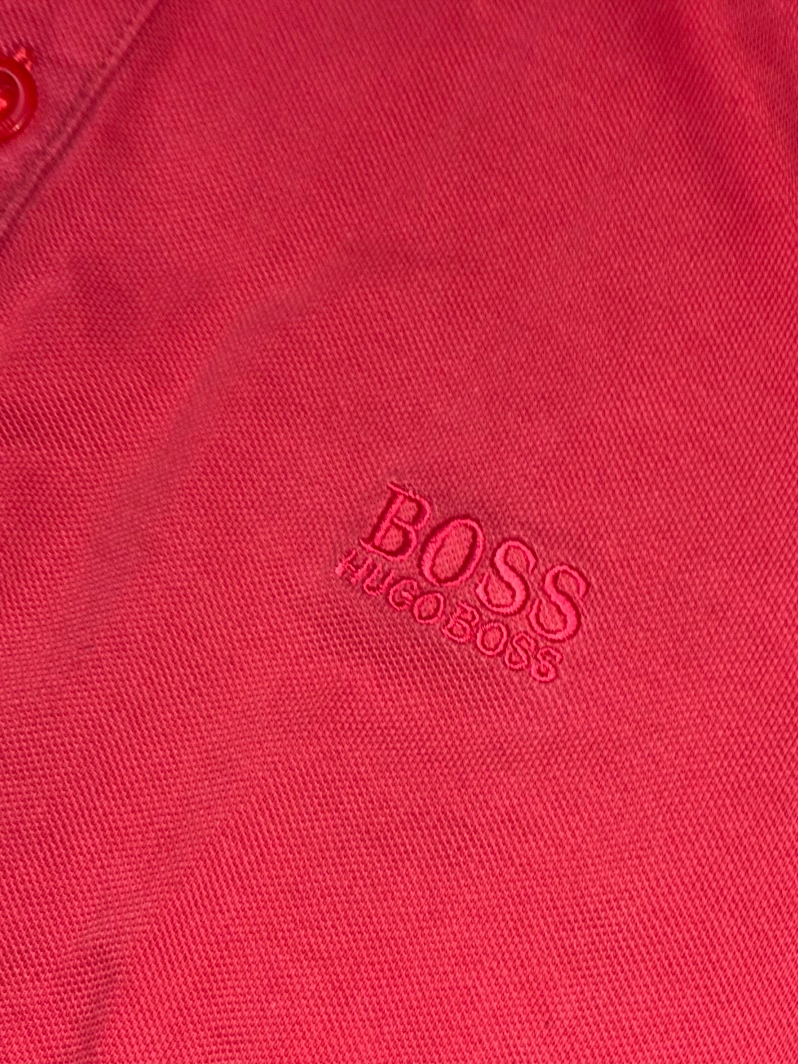 pink Hugo Boss polo {XL}
