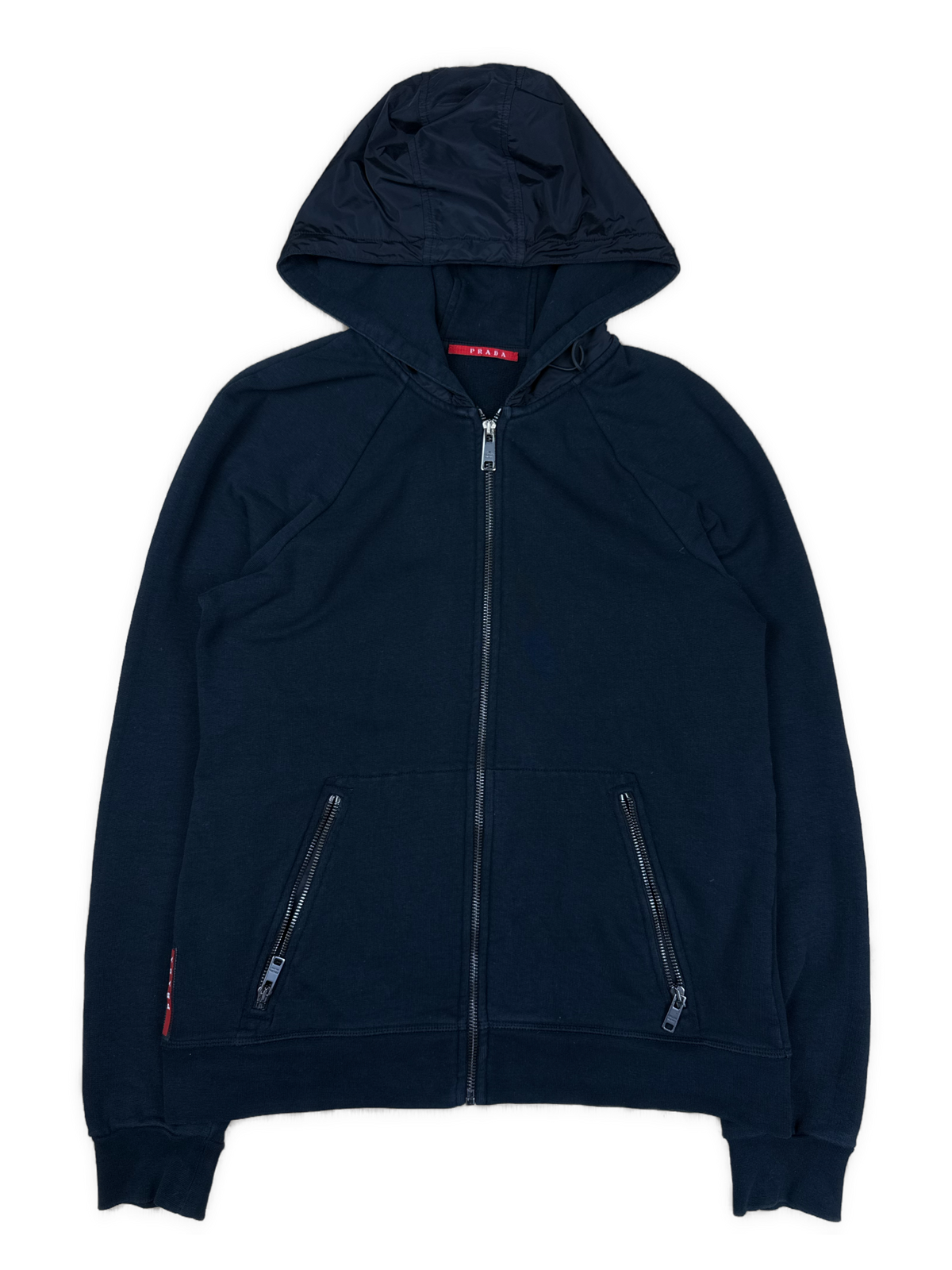 vintage navyblue Prada sweatjacket {S}