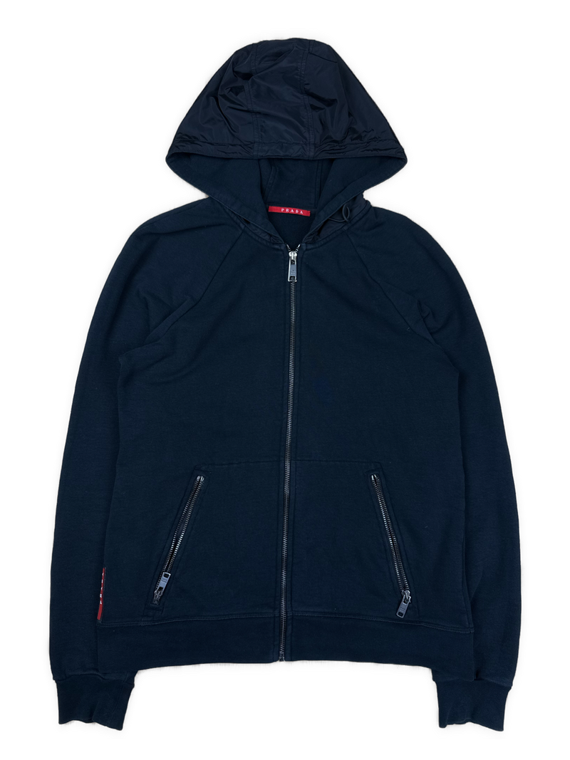 vintage navyblue Prada sweatjacket {S}