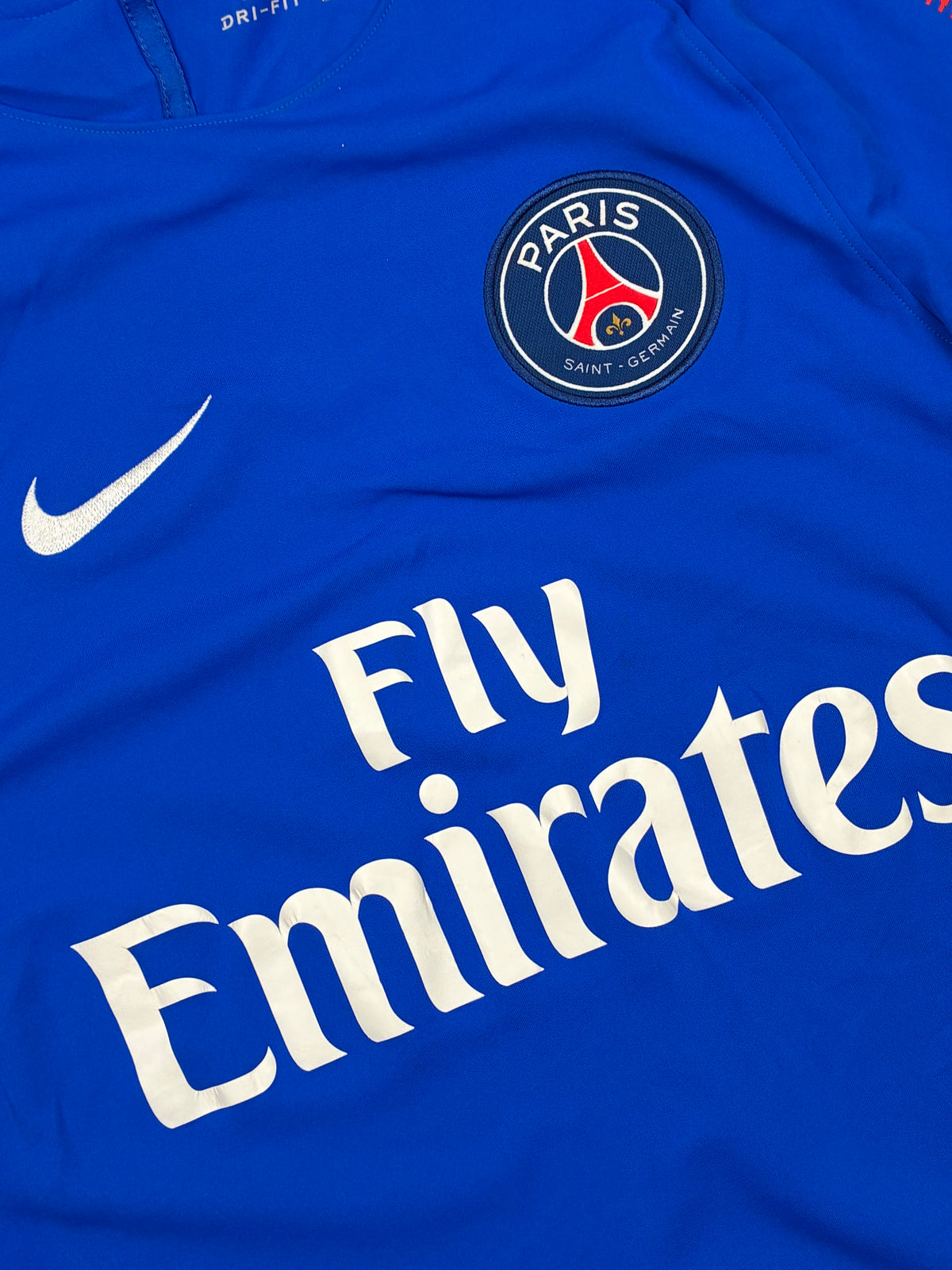 blue Nike PSG Paris Saint Germain trainingjersey {S}