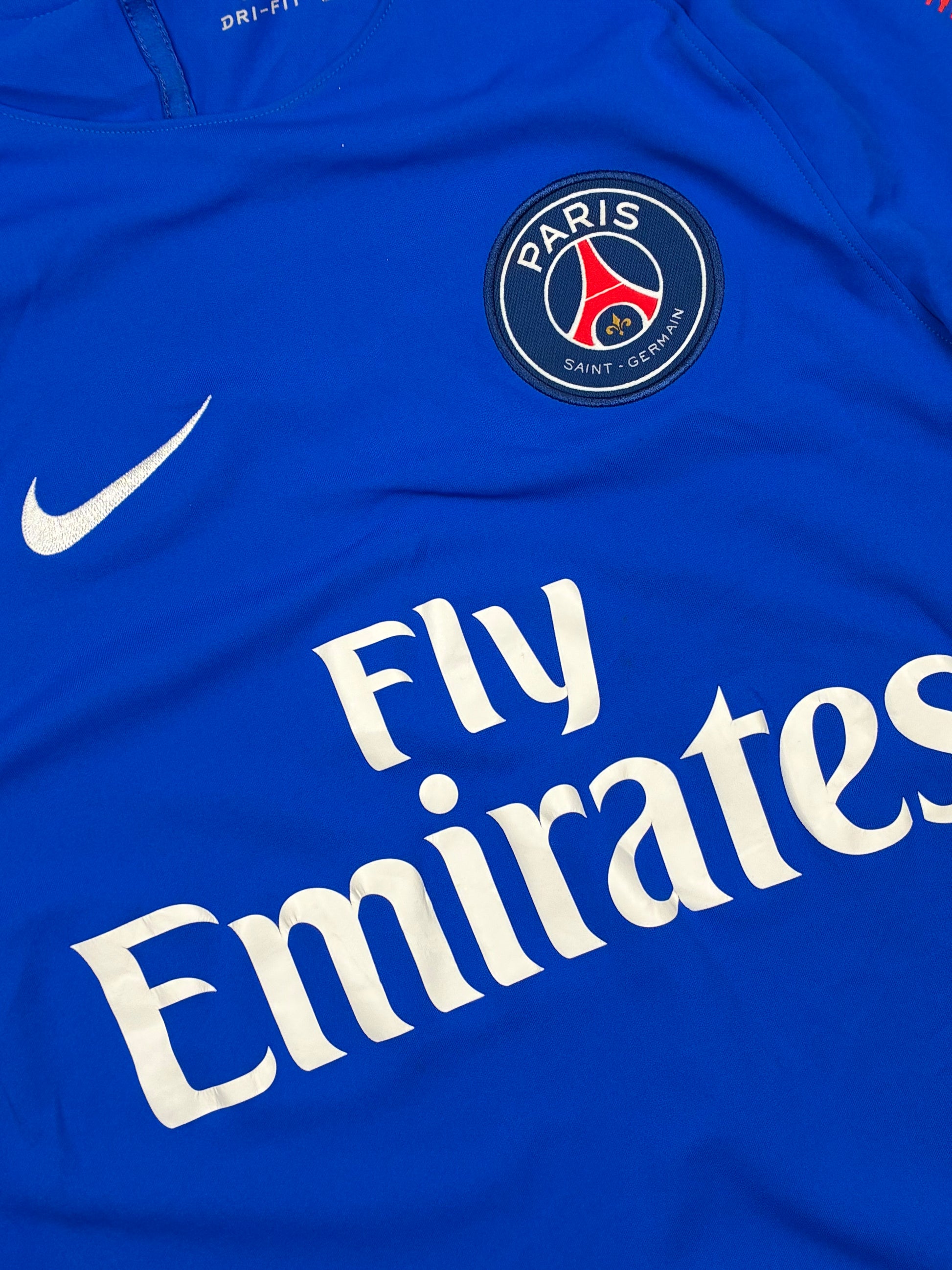 blue Nike PSG Paris Saint Germain trainingjersey {S}