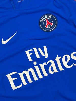 blue Nike PSG Paris Saint Germain trainingjersey {S}