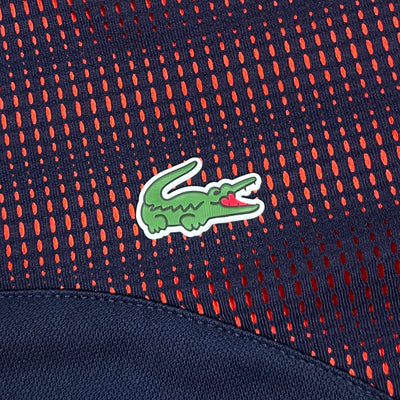 navyblue/orange Lacoste jersey {S}