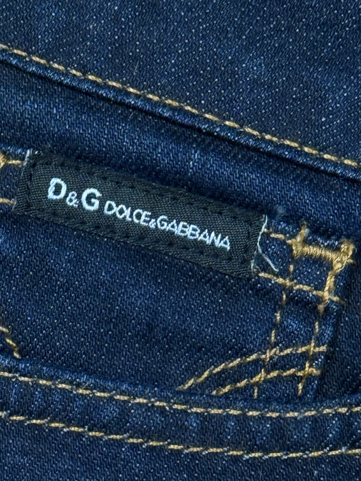 vintage Dolce & Gabbana capri 3/4 jeans {S}