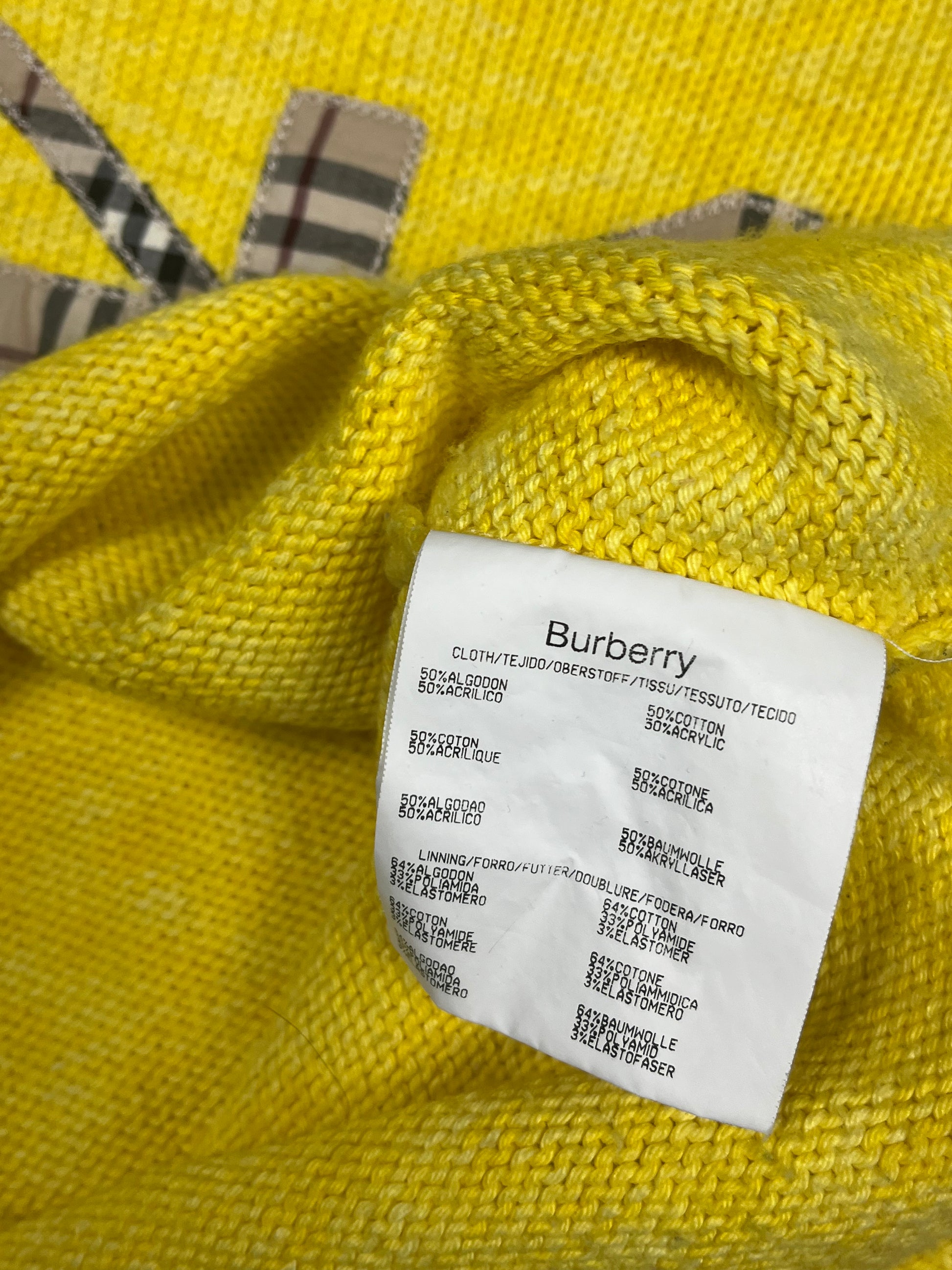 vintage Burberry knittedsweater {XS}