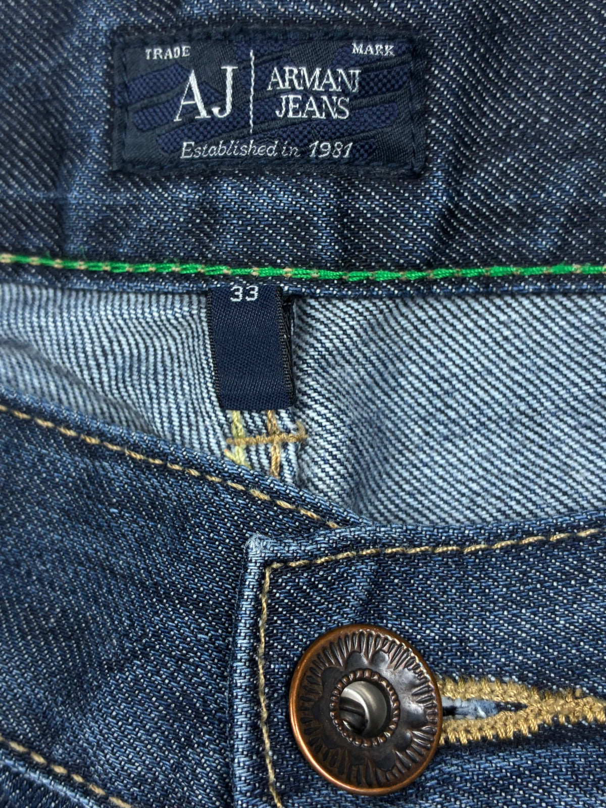 vintage Armani jeans {L}