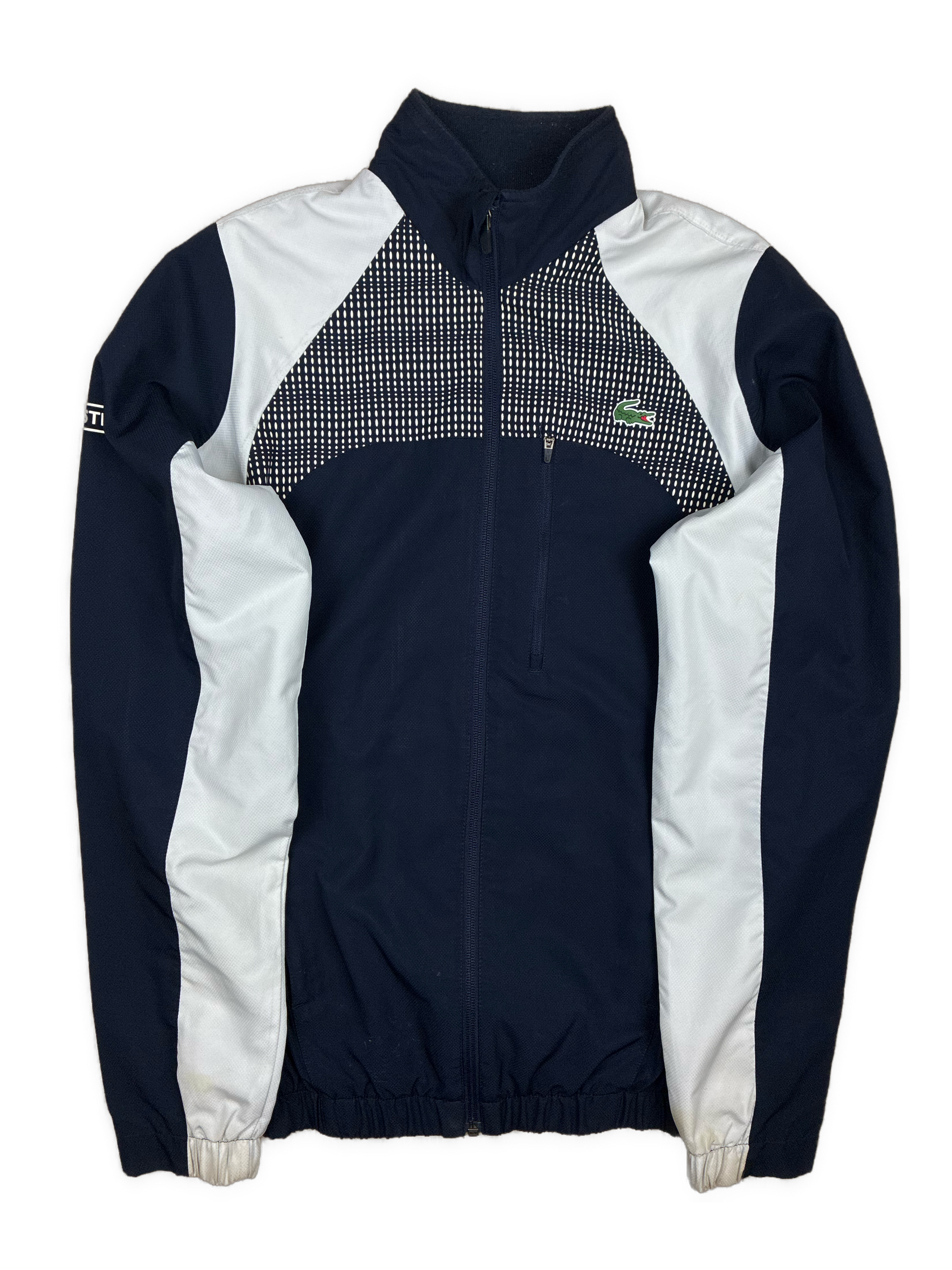 navyblue Lacoste windbreaker {XS}