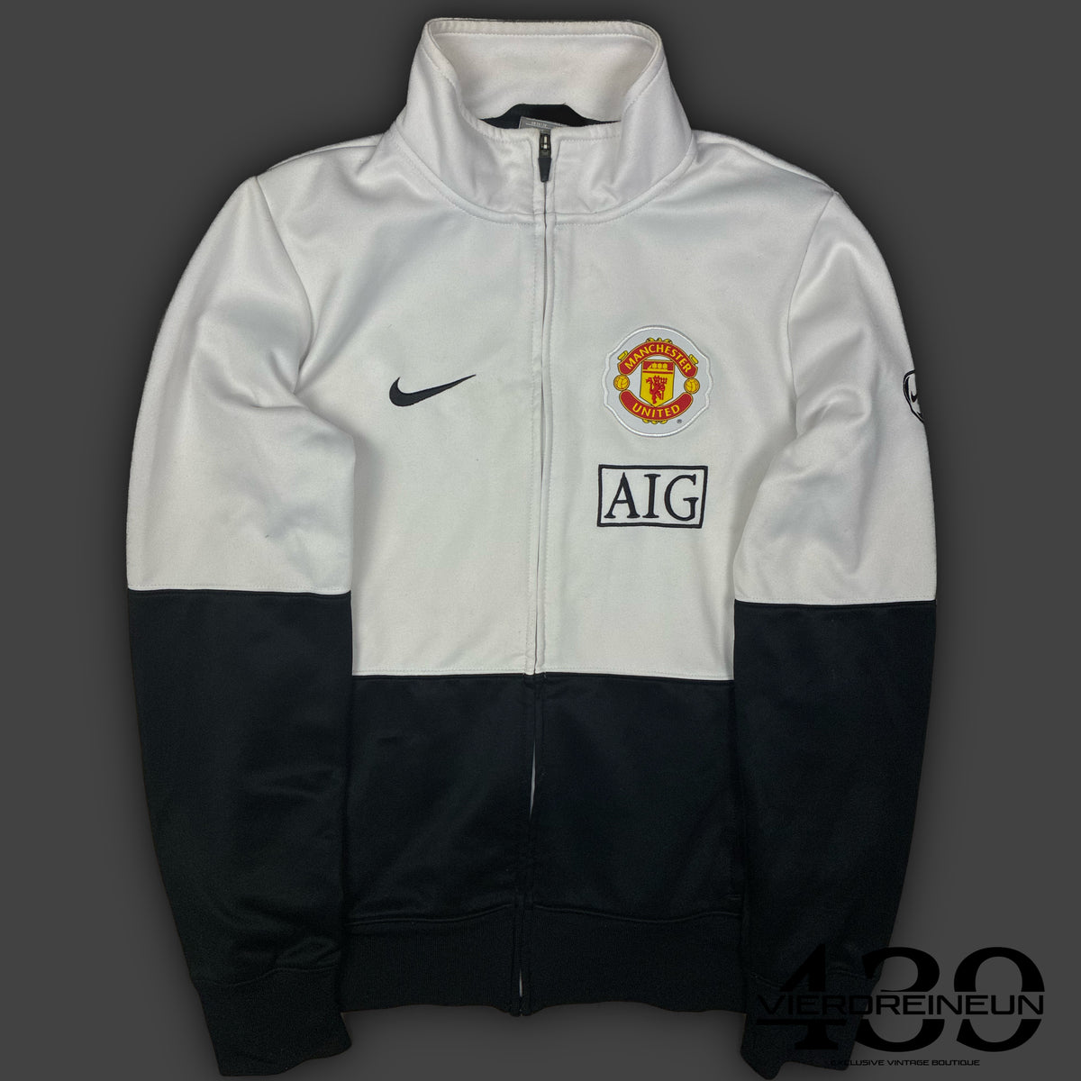 vintage Nike Manchester United trackjacket {S}