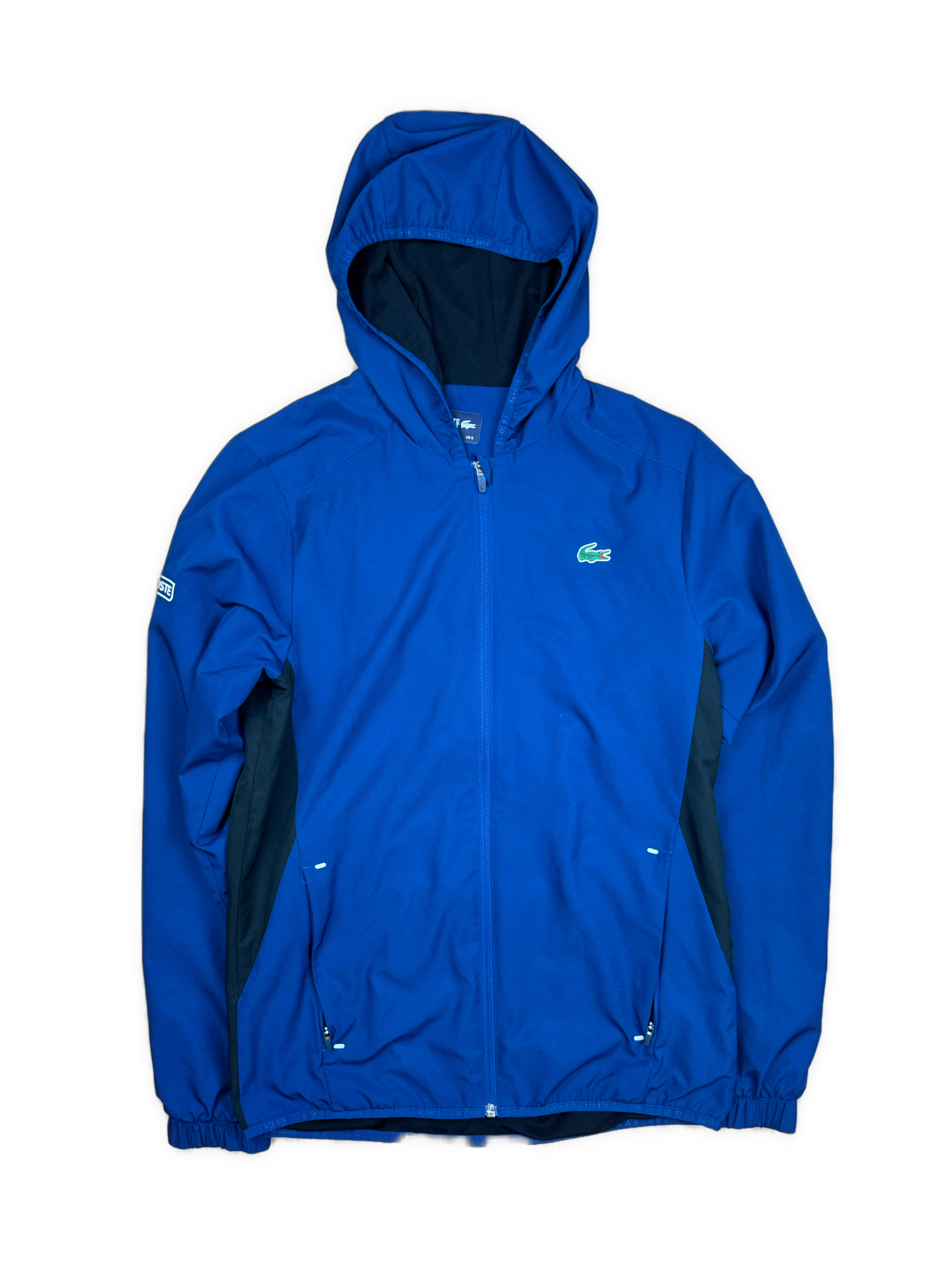 navyblue Lacoste windbreaker {S}