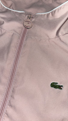 vintage pink Lacoste tracksuit {XS-S}