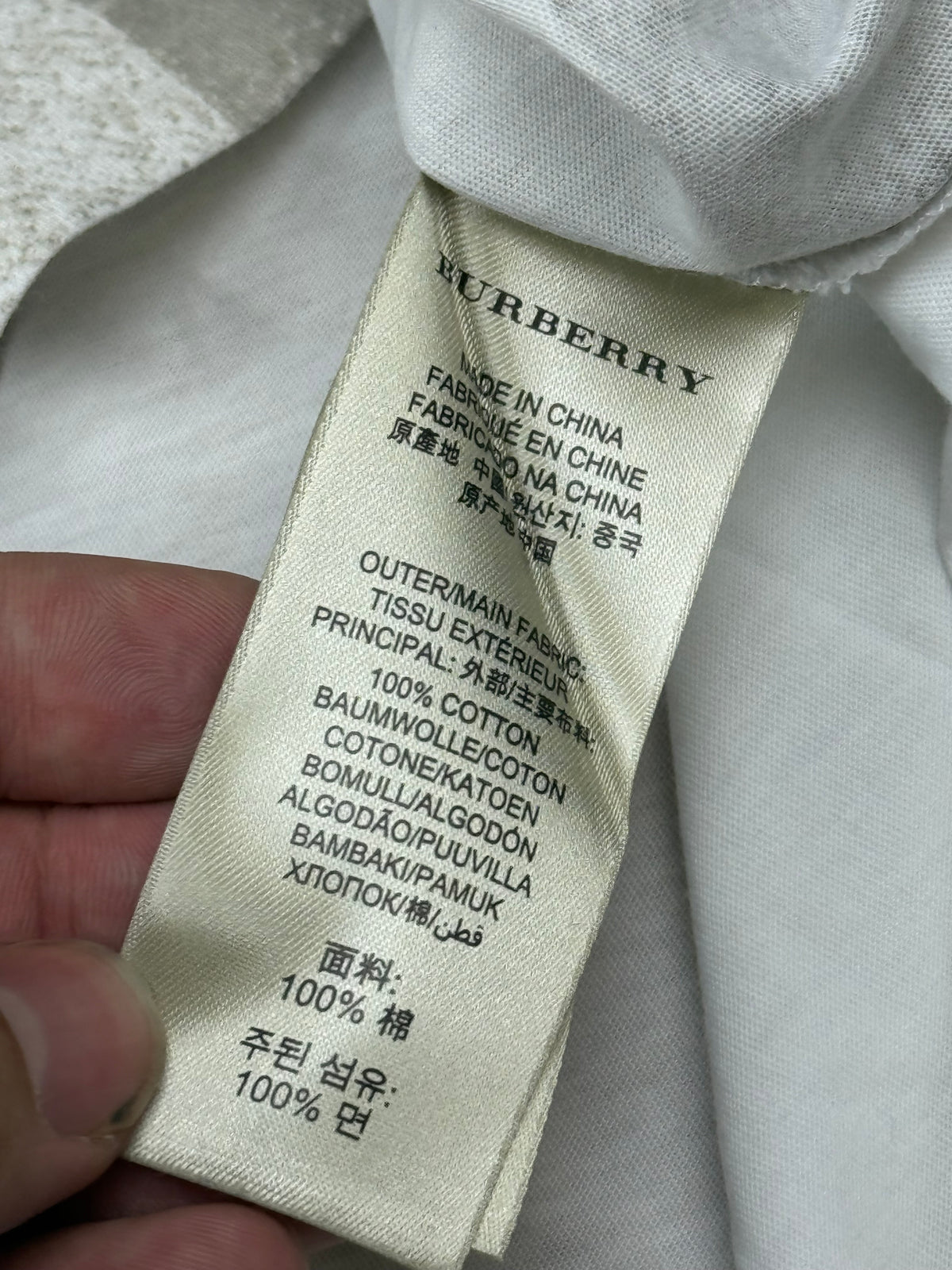 vintage Burberry t-shirt