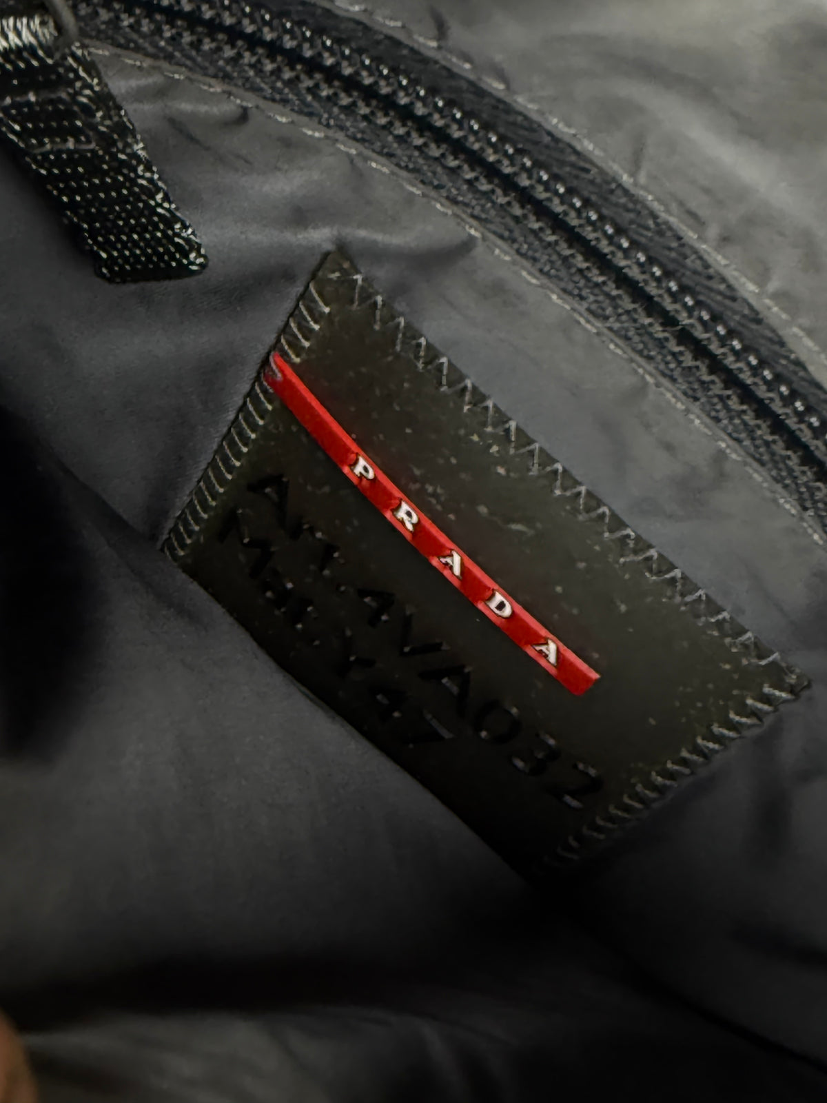 vintage black Prada slingbag