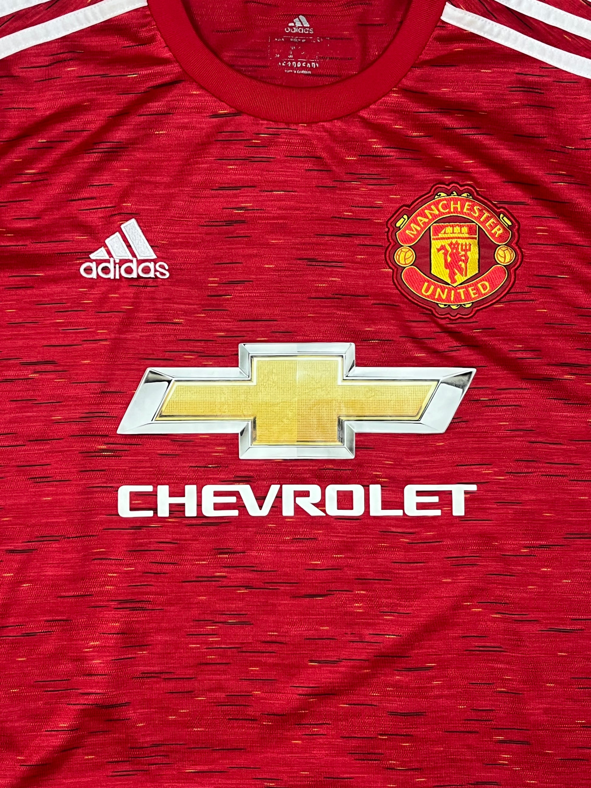 red Adidas Manchester United 2020-2021 home jersey {M}