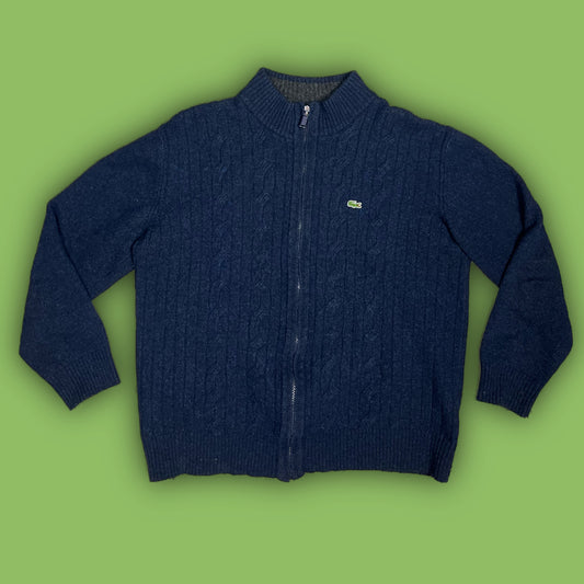 vintage Lacoste knittedjacket {XL}