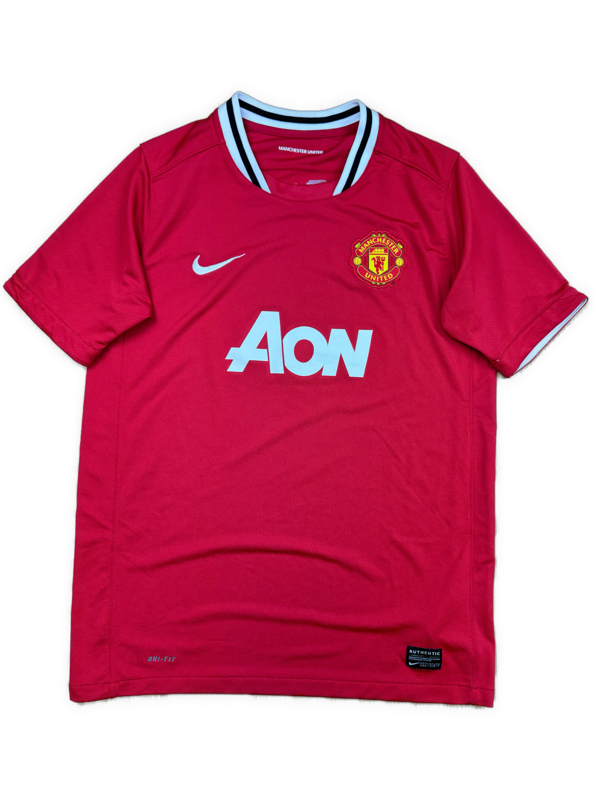 vintage Nike Manchester United home jersey {S}