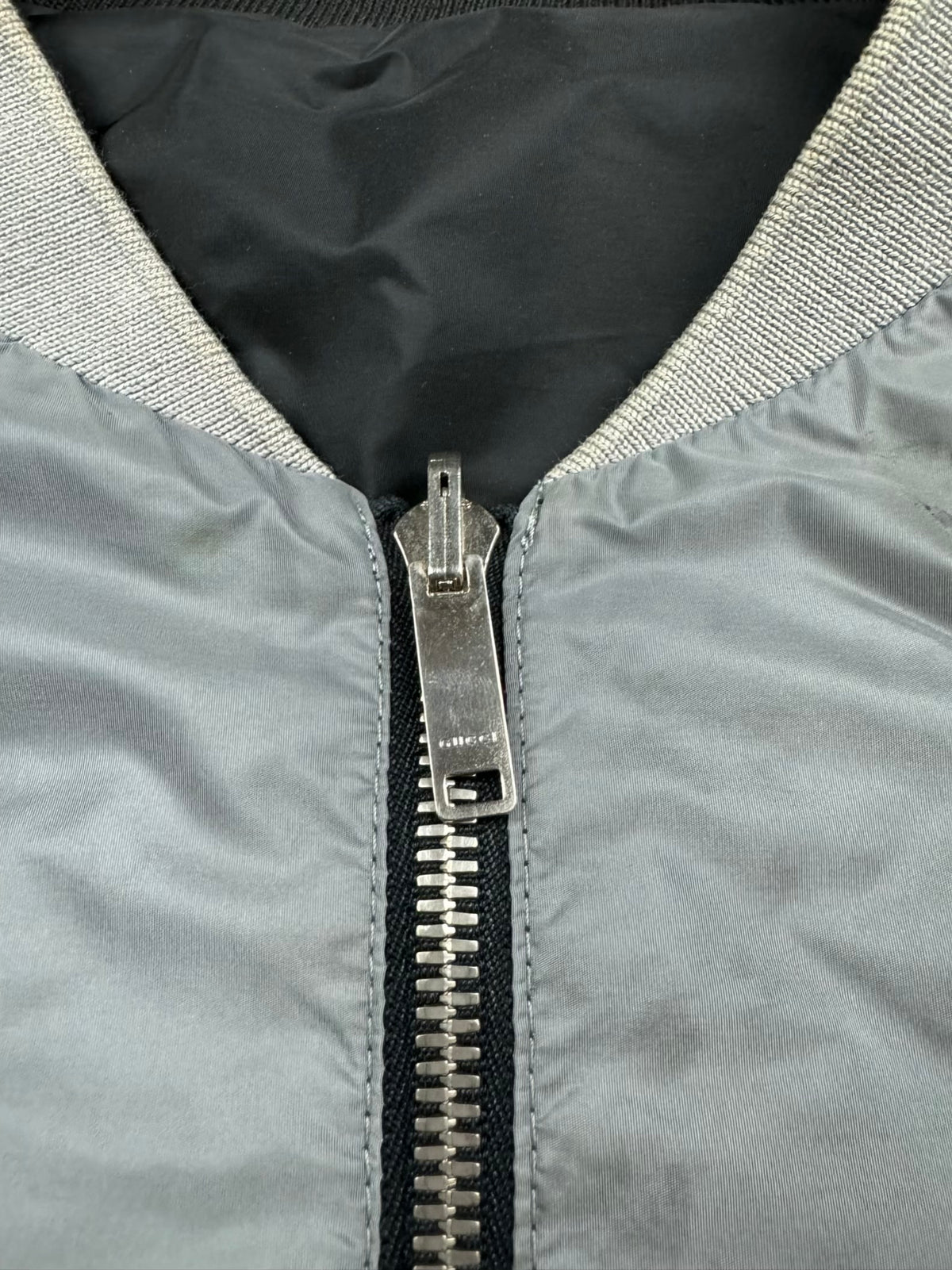 vintage reversible Gucci bomber {S}