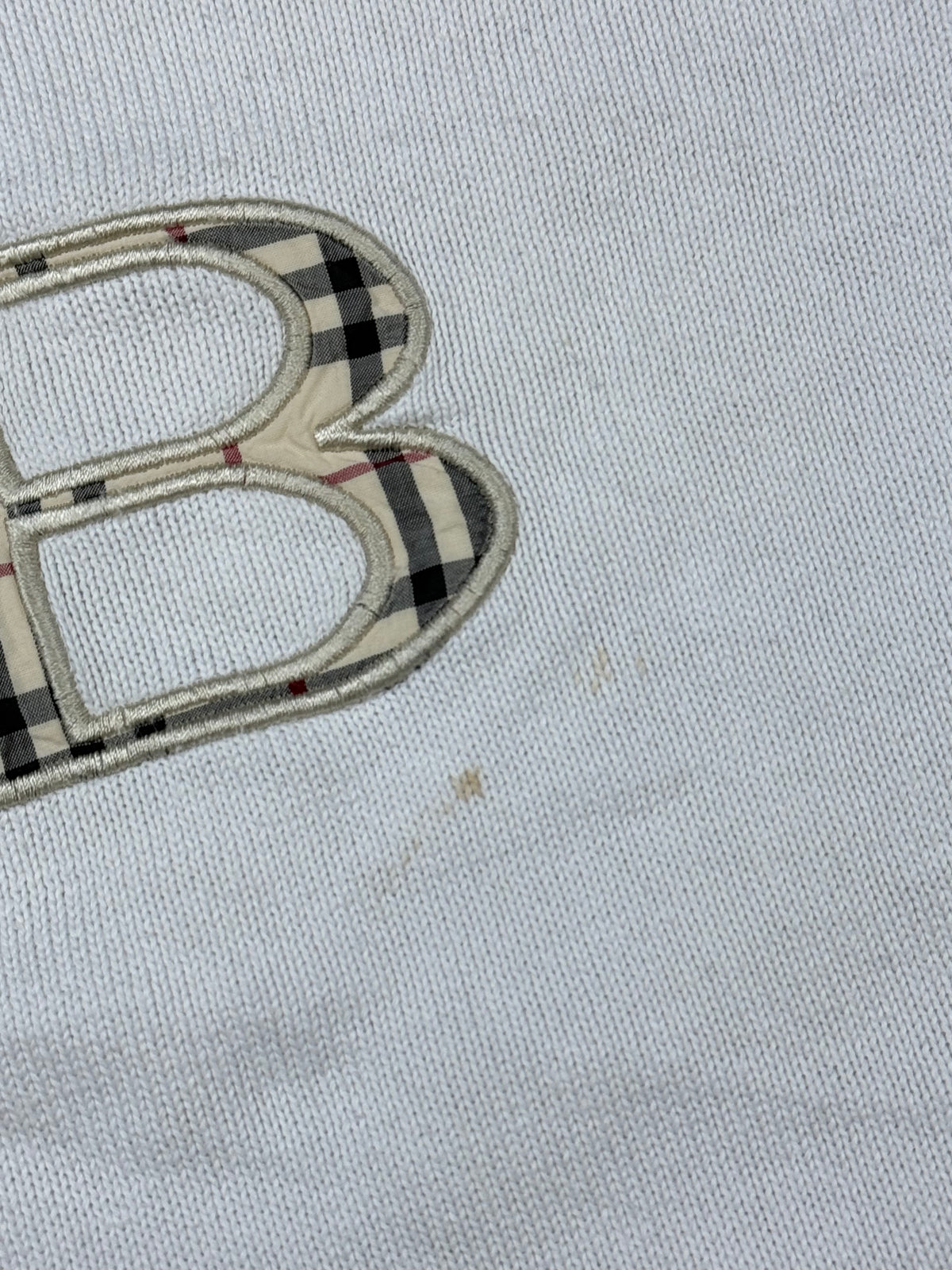 vintage Burberry knittedsweater {S}