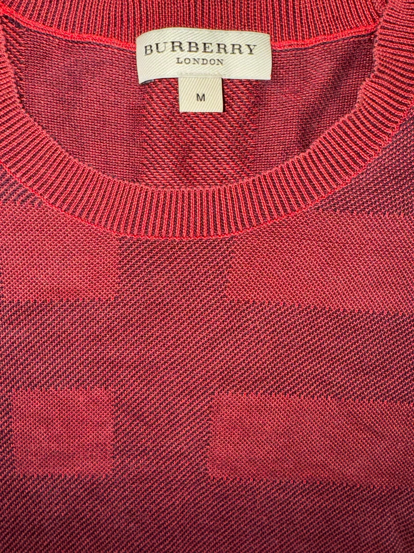 vintage Burberry knittedsweater {M}