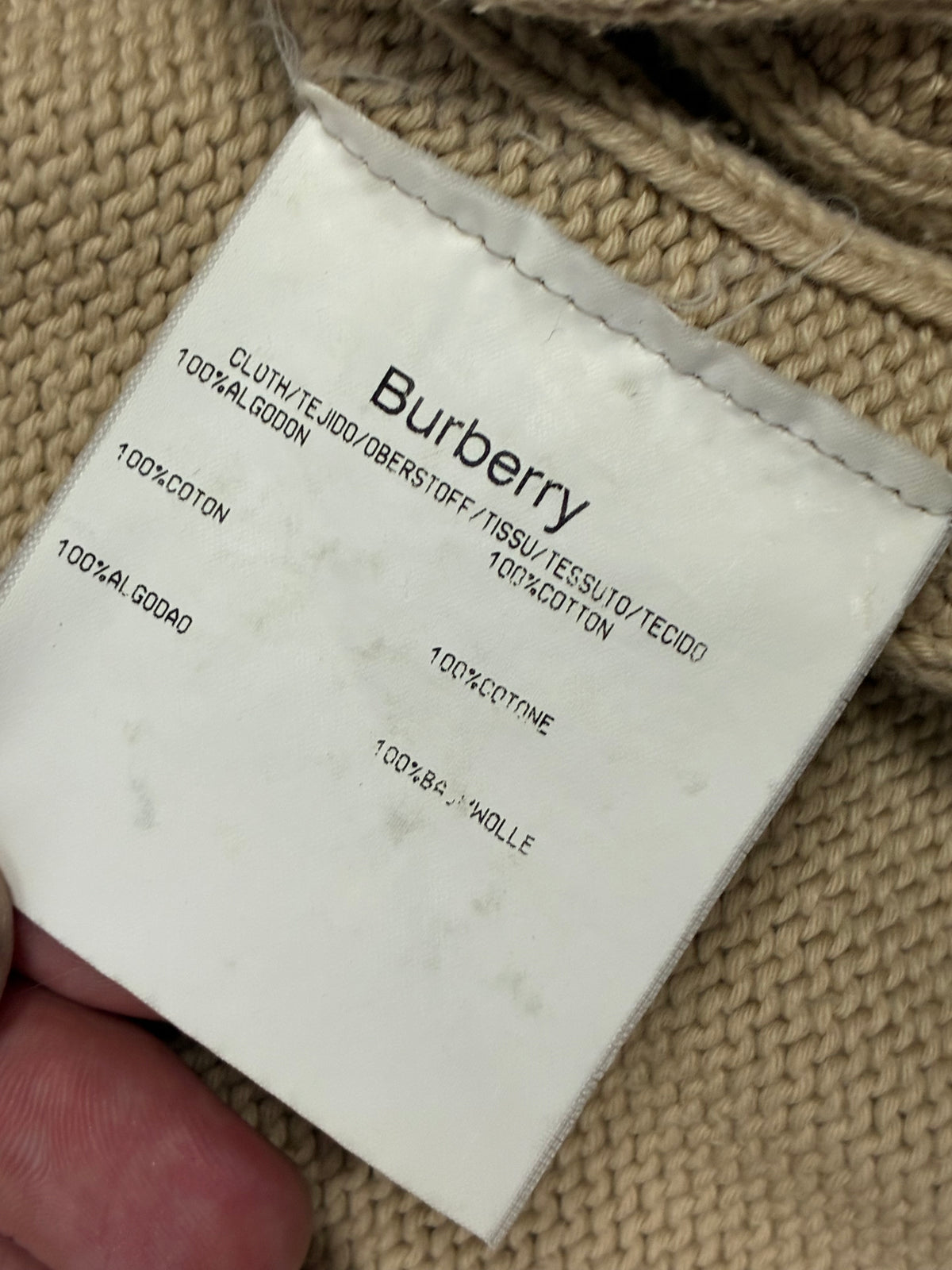 vintage Burberry sweatjacket {XL}
