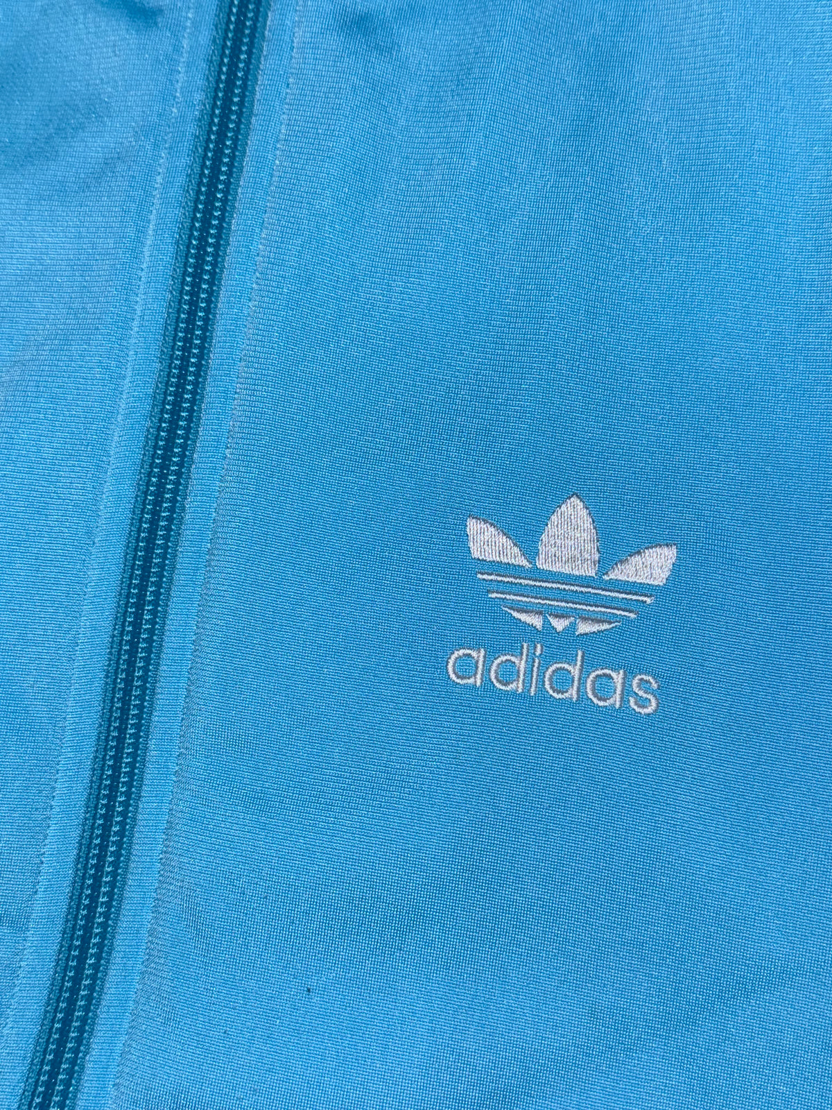 vintage babyblue Adidas trackjacket {S}