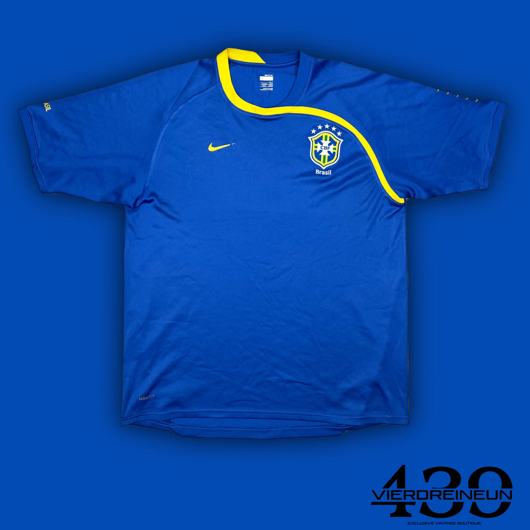 vintage Nike Brasil trainingsjersey 2008 {L}