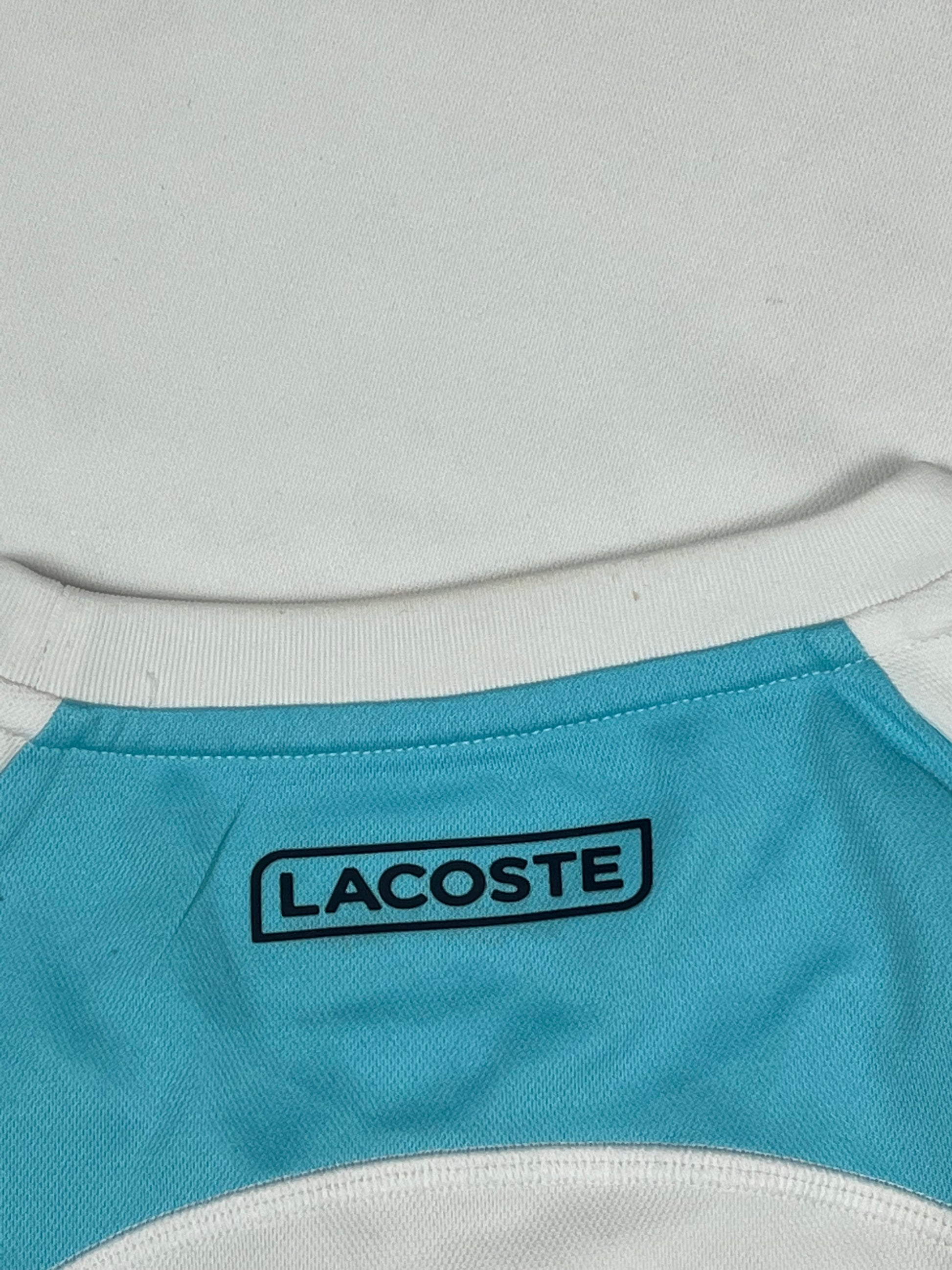 white Lacoste jersey {L}