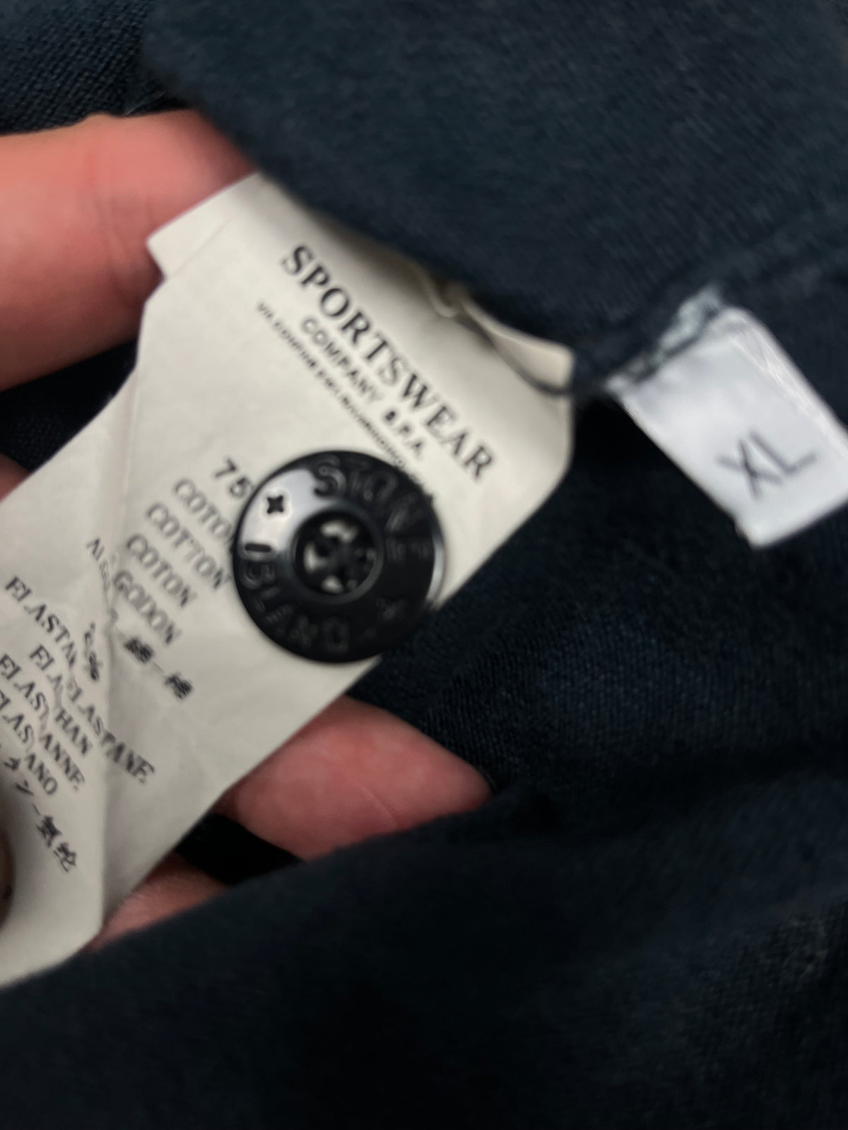 vintage Stone Island knitted halfzip {S}