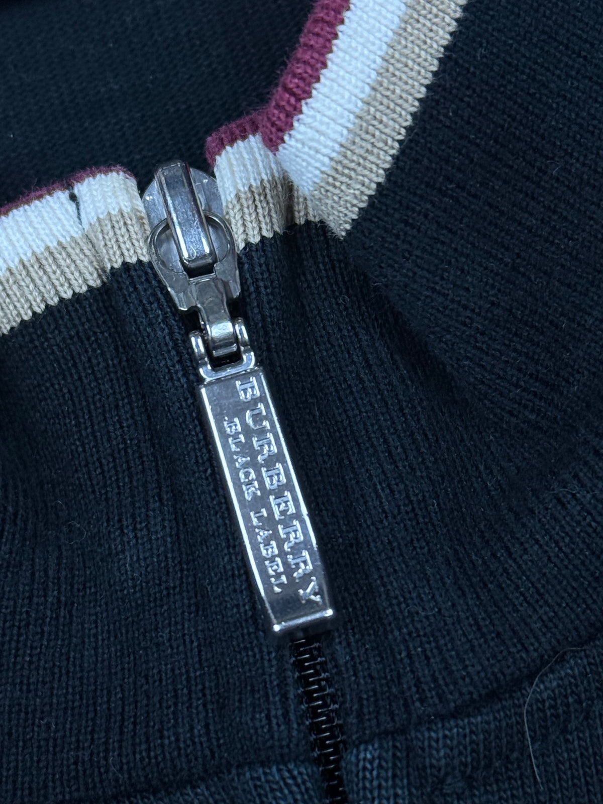 vintage Burberry Black Label sweatjacket {M}