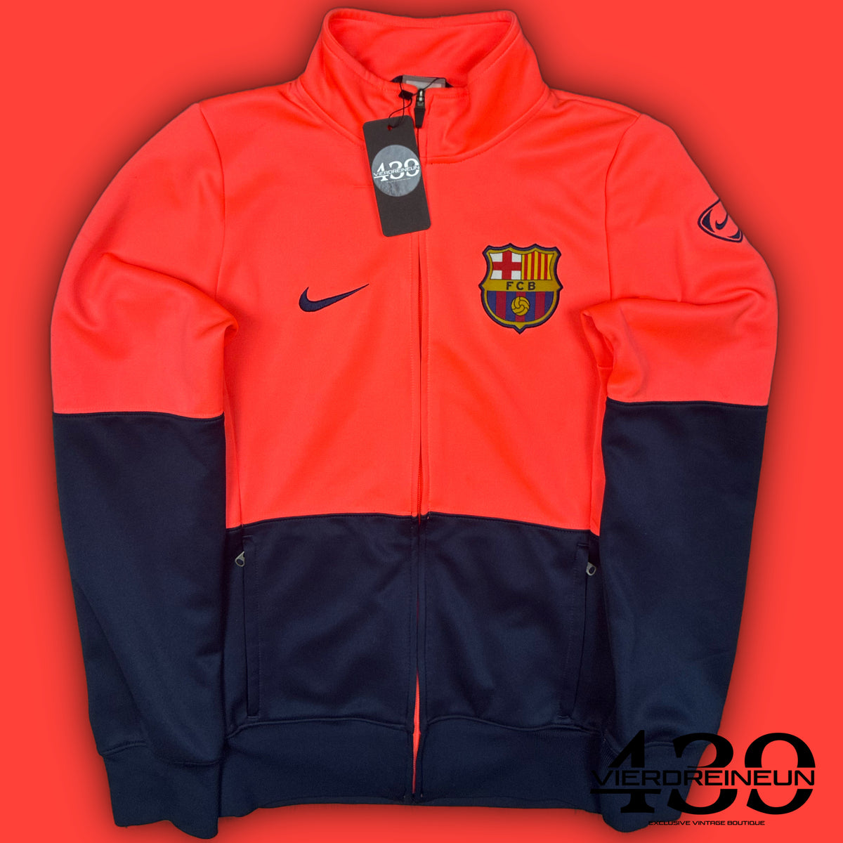 vintage Nike Fc Barcelona trackjacket {XS}