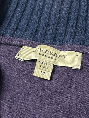 vintage Burberry halfzip {S}