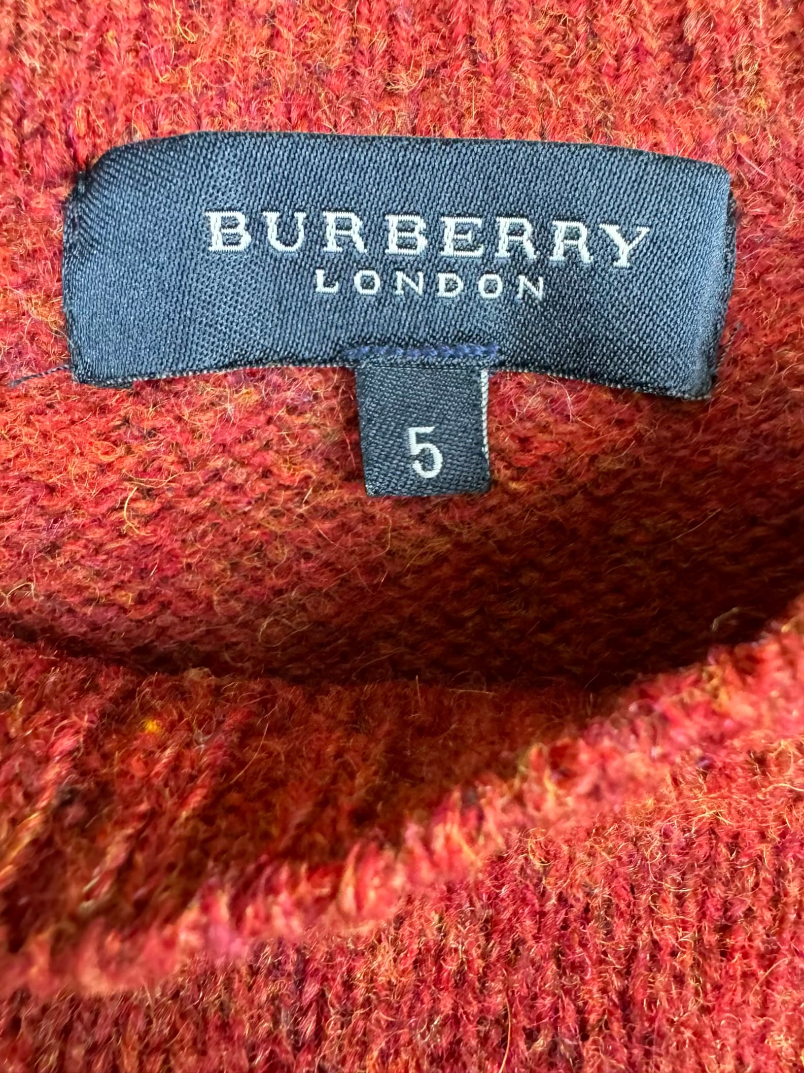vintage Burberry knittedsweater {S}