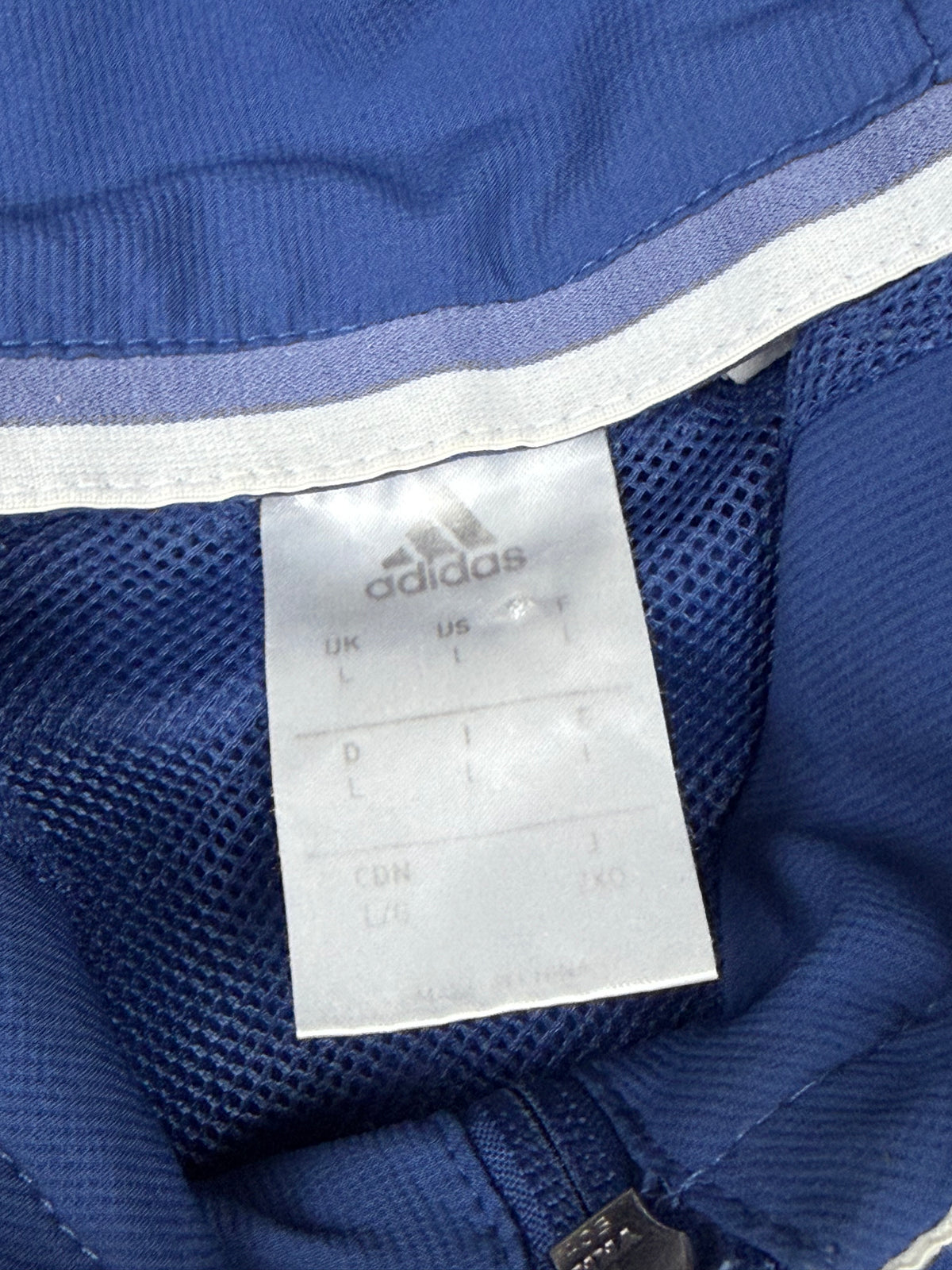 vintage Adidas Real Madrid windbreaker {L}