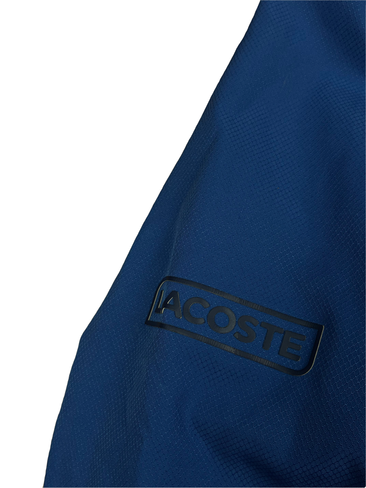 navyblue Lacoste windbreaker {S}