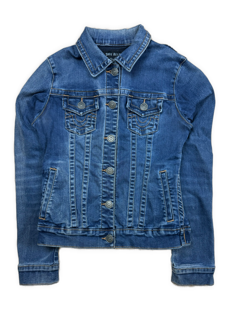 vintage True Religion jeansjacket {S}