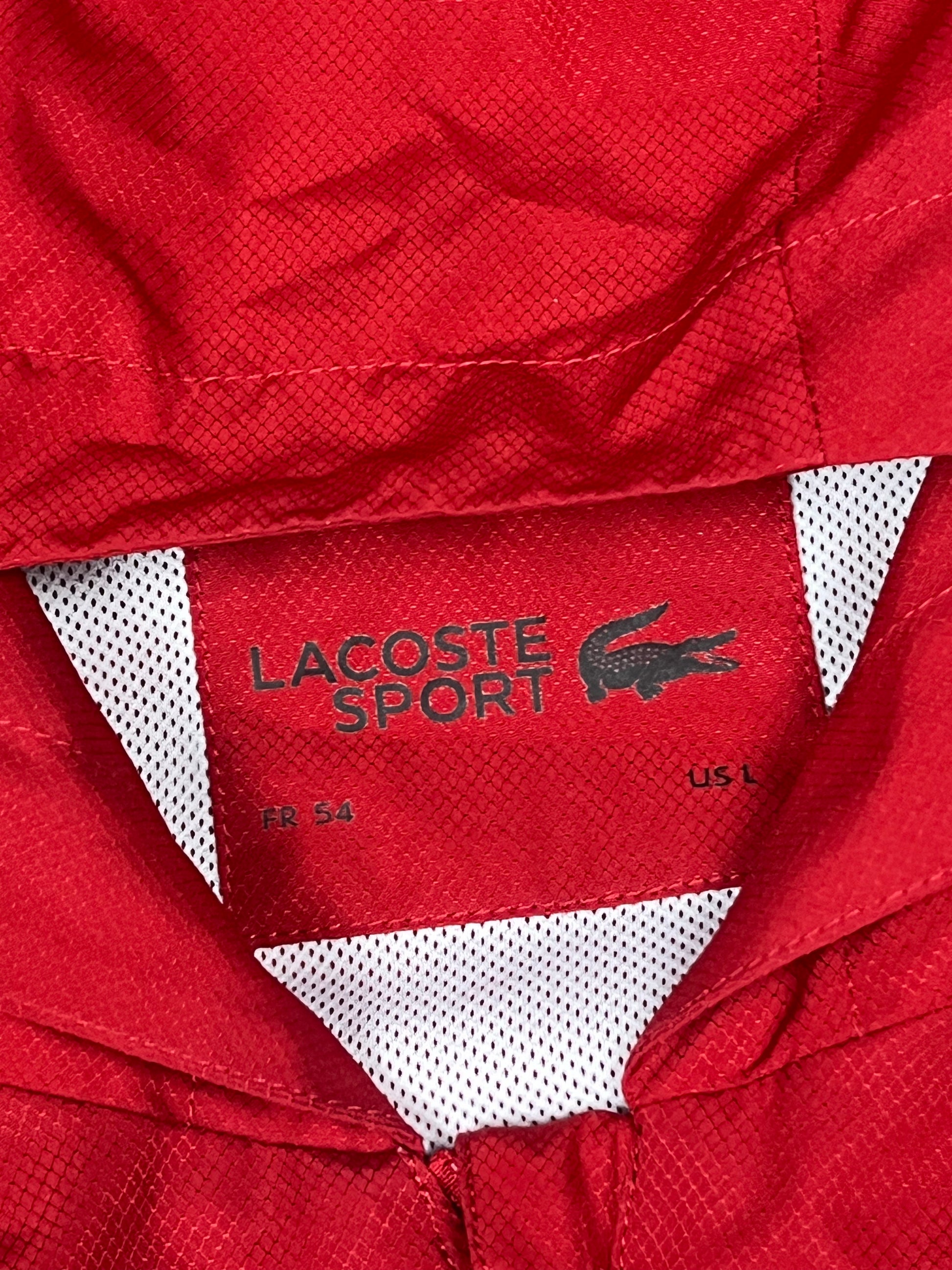 red/blue Lacoste tracksuit {M}