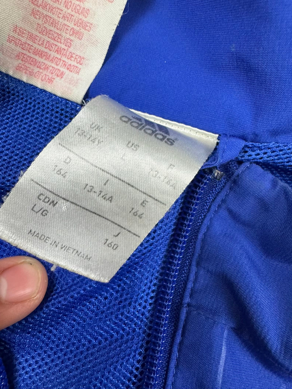 vintage Adidas Fc Chelsea windbreaker {XS}