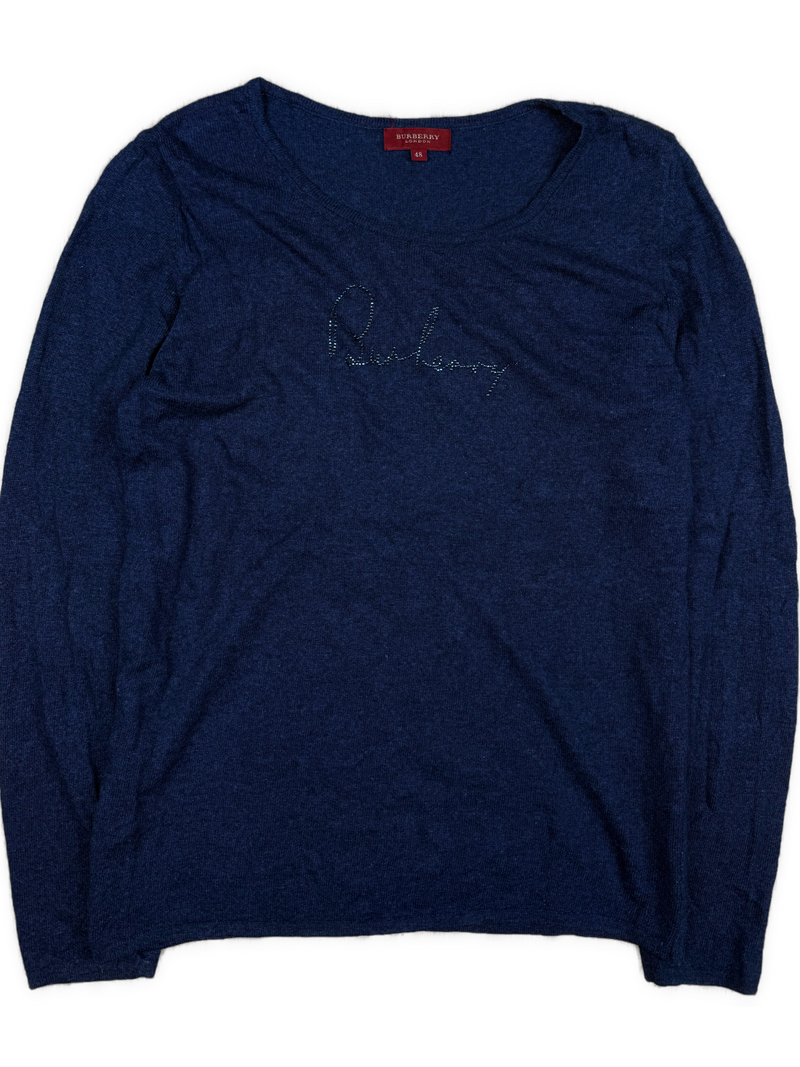 vintage Burberry knittedsweater {S}