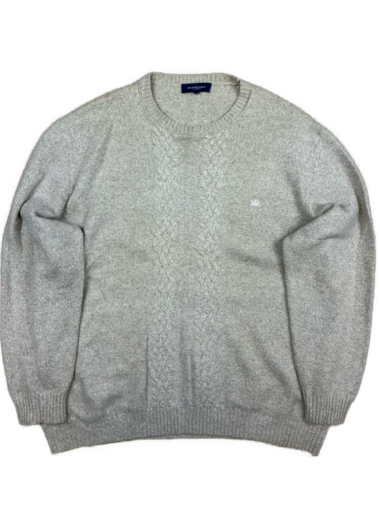 vintage Burberry knittedsweater {L}
