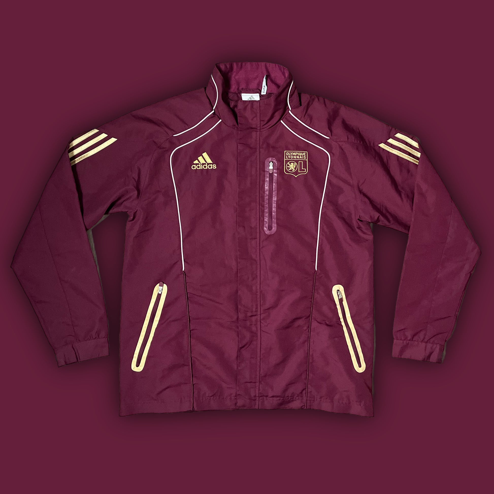 vintage Adidas Olympique Lyon windbreaker {L}