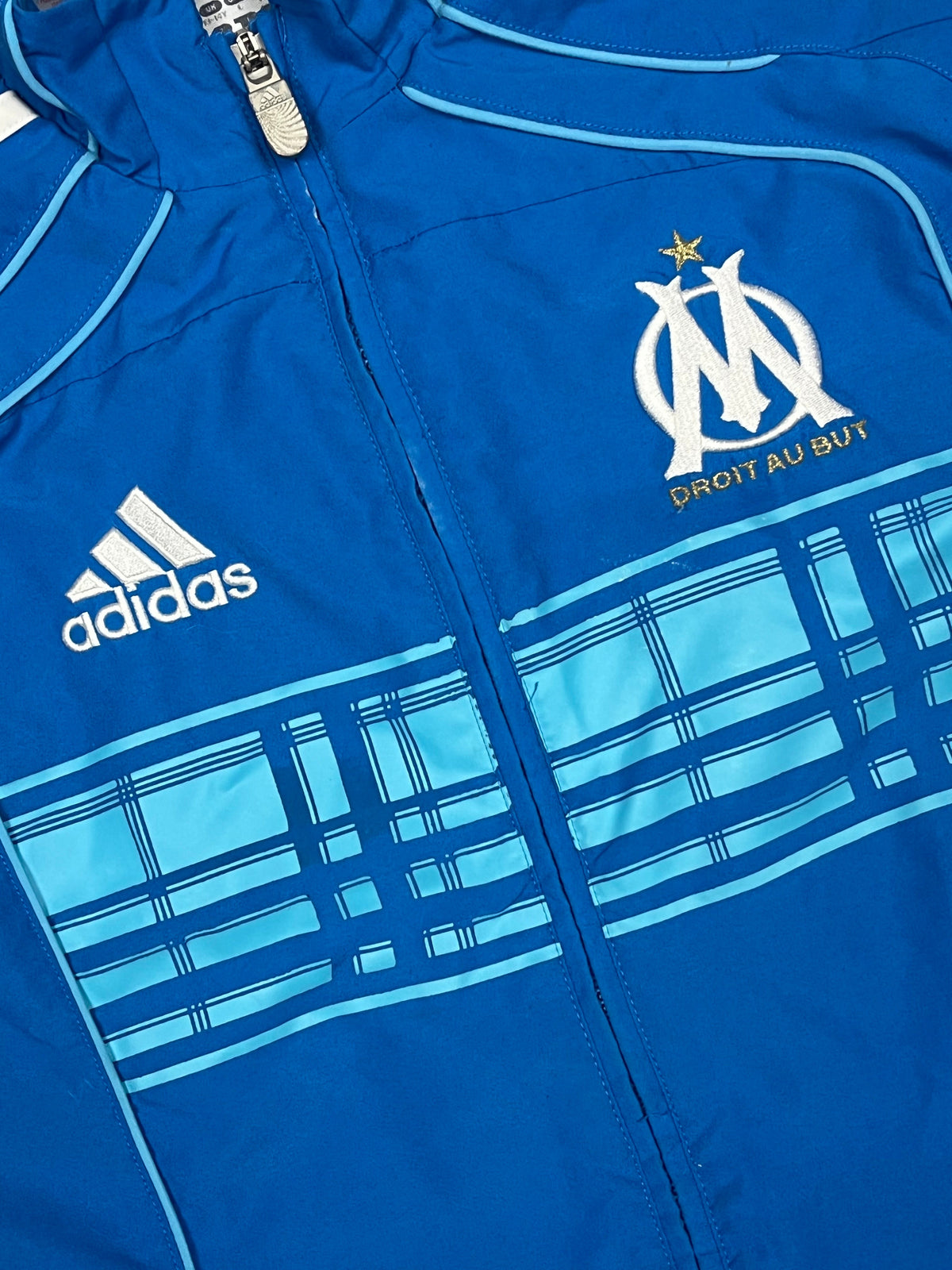 vintage Adidas Olympique Marseille windbreaker {L}