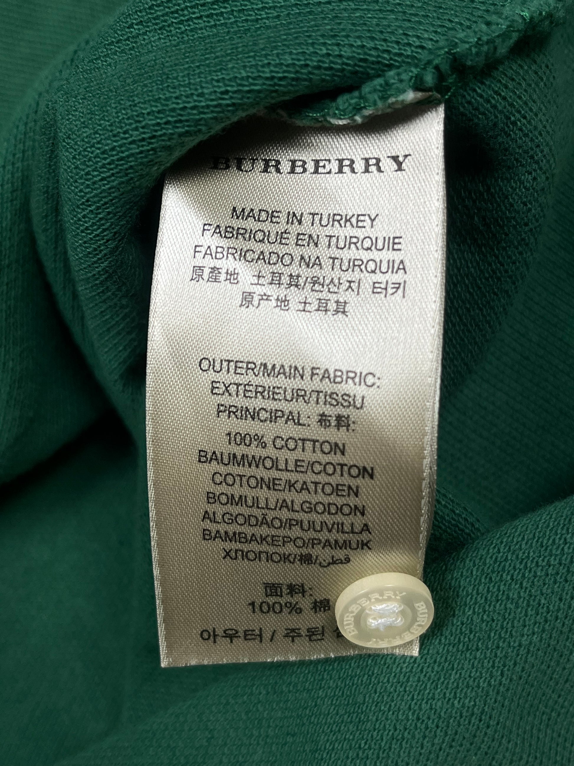 vintage Burberry polo {L}