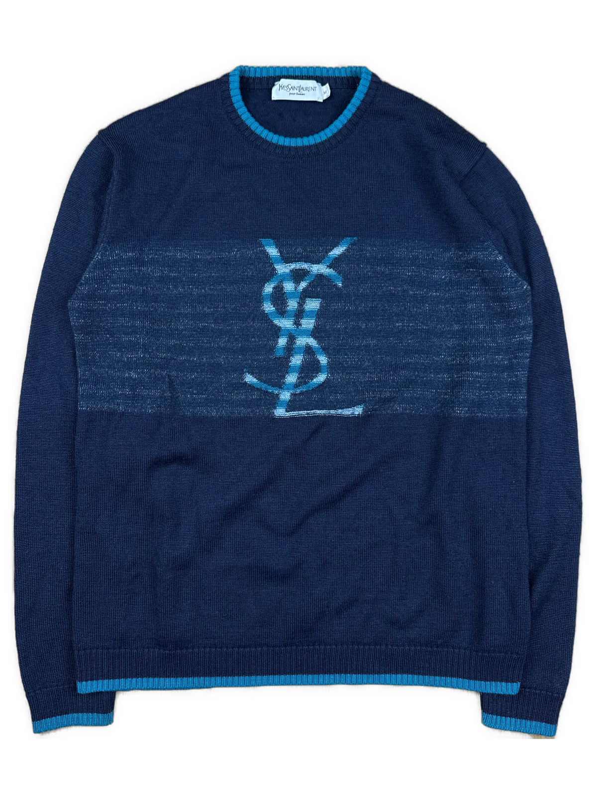 vintage YSL Yves Saint Laurent knittedsweater {M}