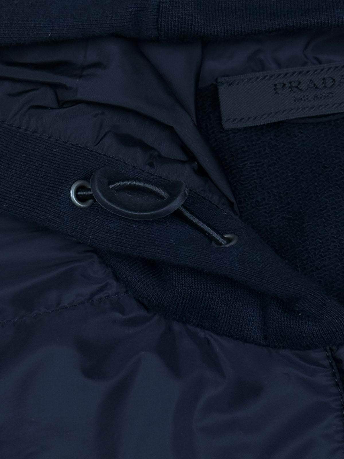 vintage Prada hybrid sweatjacket