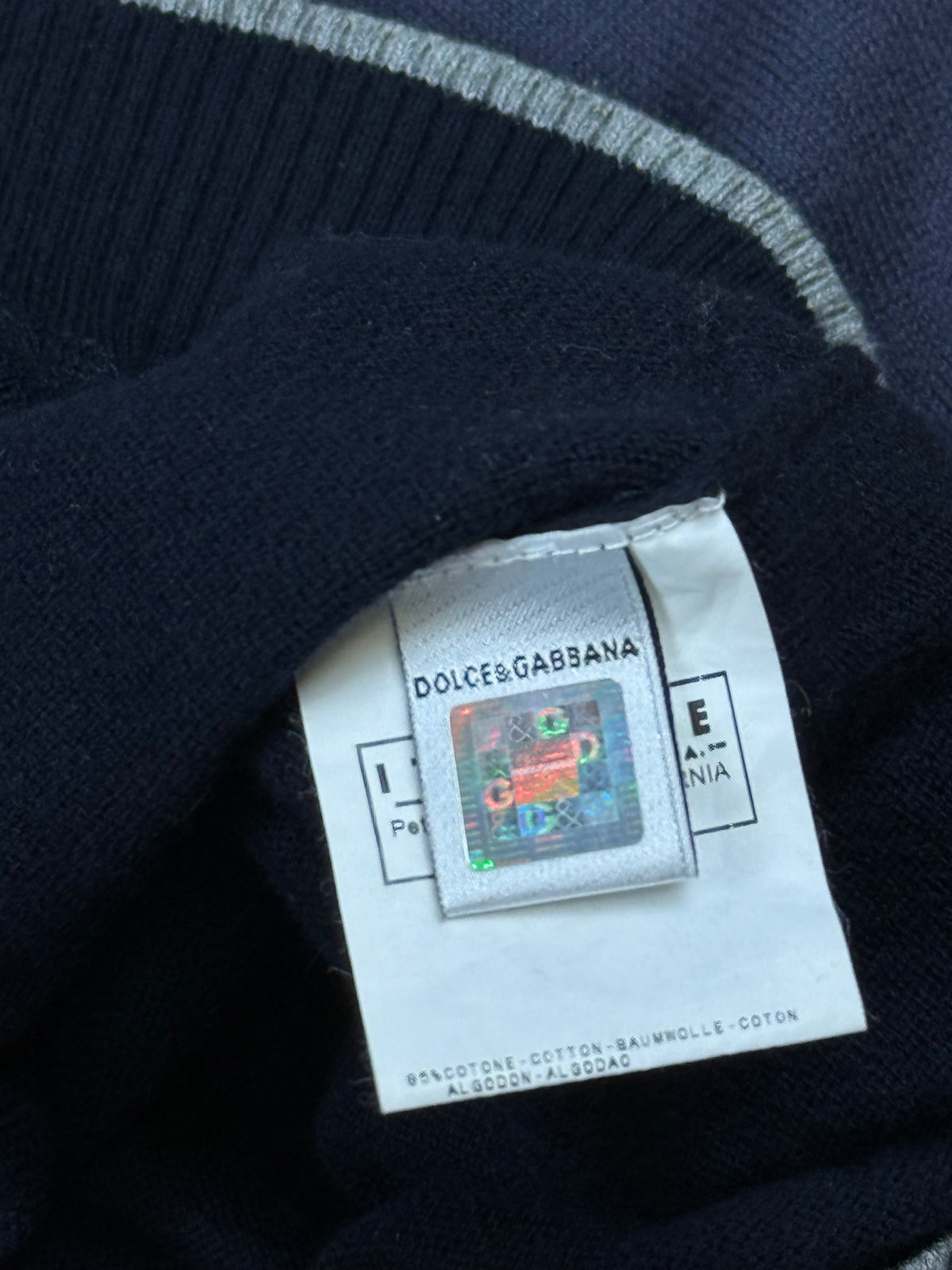 vintage Dolce & Gabbana sweatjacket {XL}