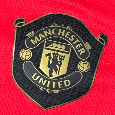 red Adidas Manchester United 2019-2020 home jersey {L}