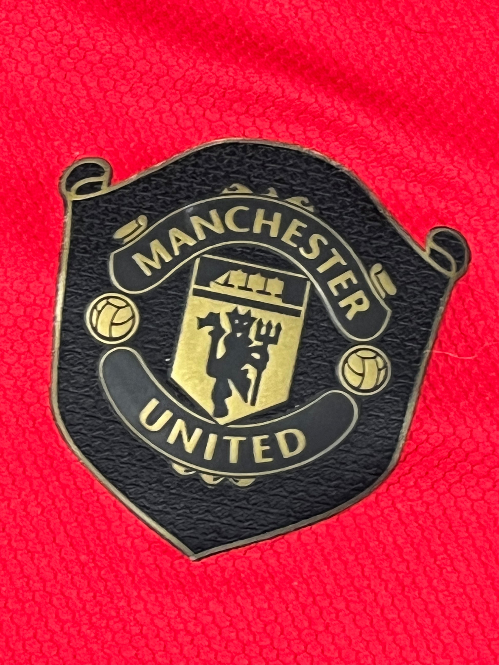 red Adidas Manchester United 2019-2020 home jersey {L}